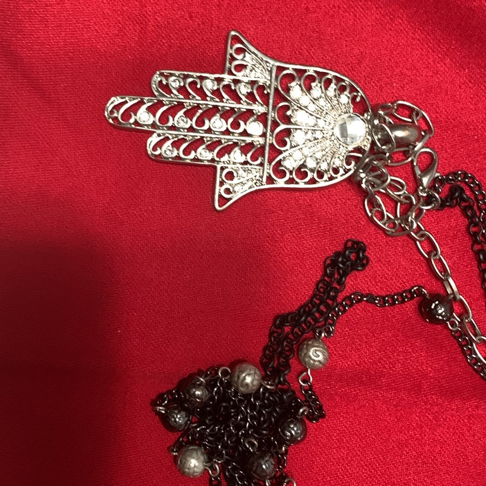 Hamsa Hand Pendant Necklace